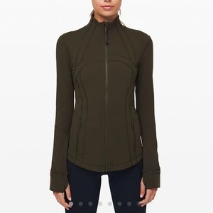 Lululemon Define Jacket in Olive Green